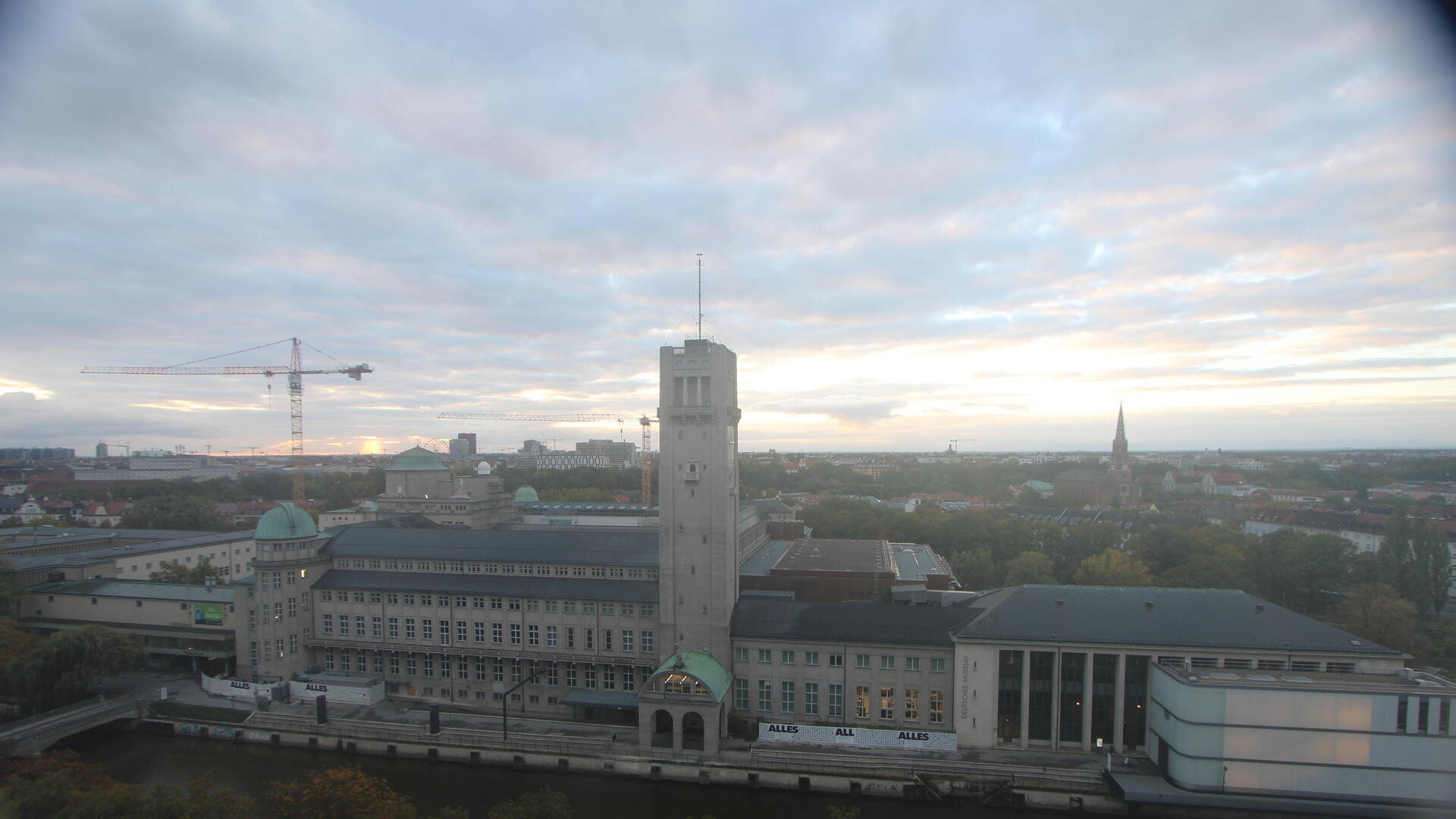 Live Ansicht Webcam Deutsches Museum Richtung Osten