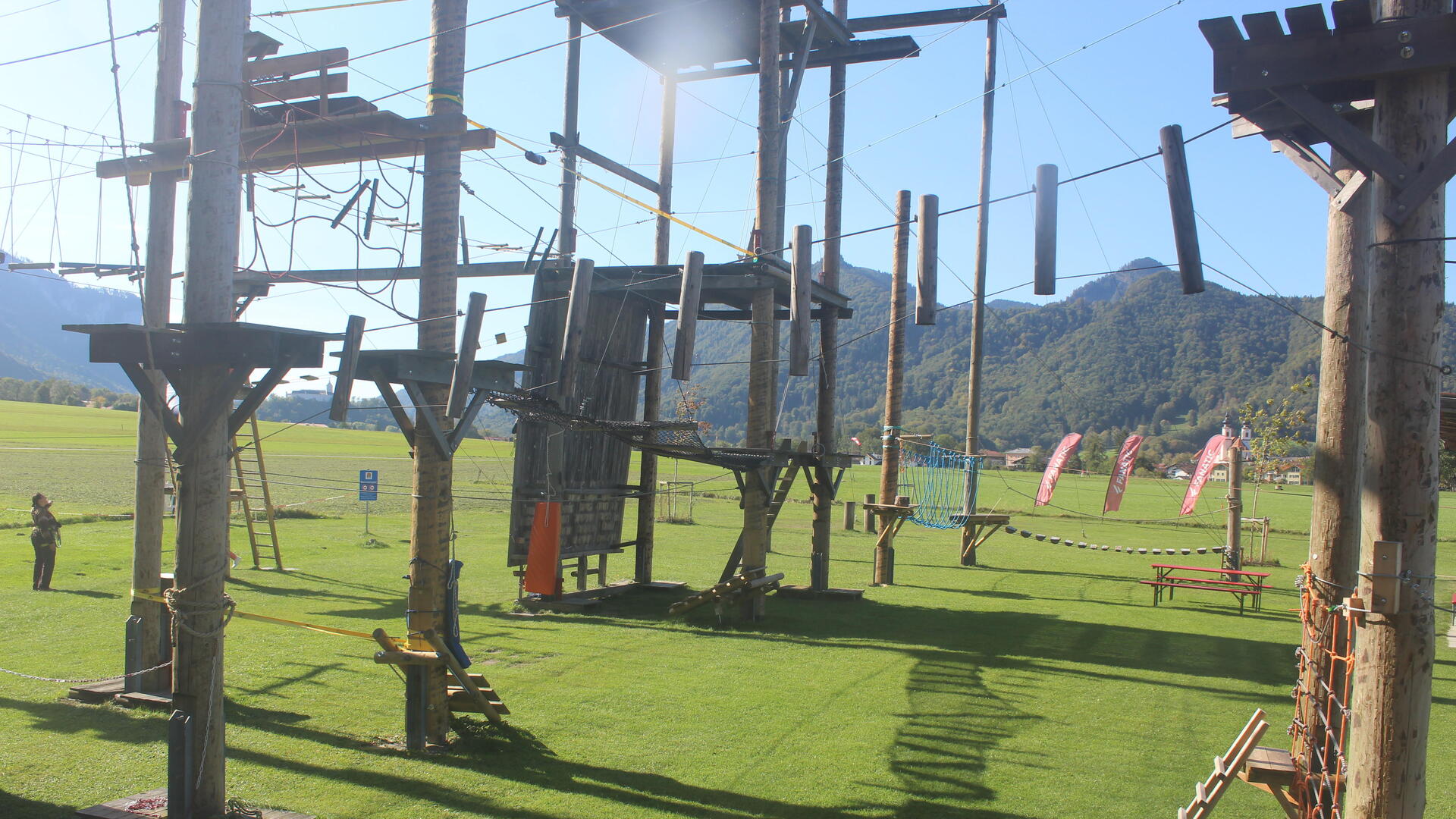 Live webcam view Chiemgau High Ropes Course