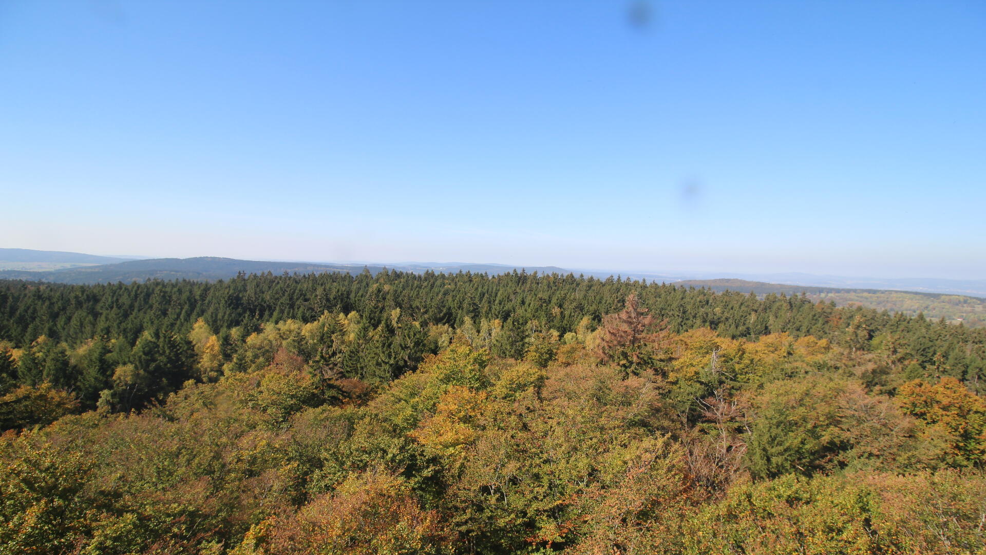 Live webcam view Bohemian Forest Tower West
