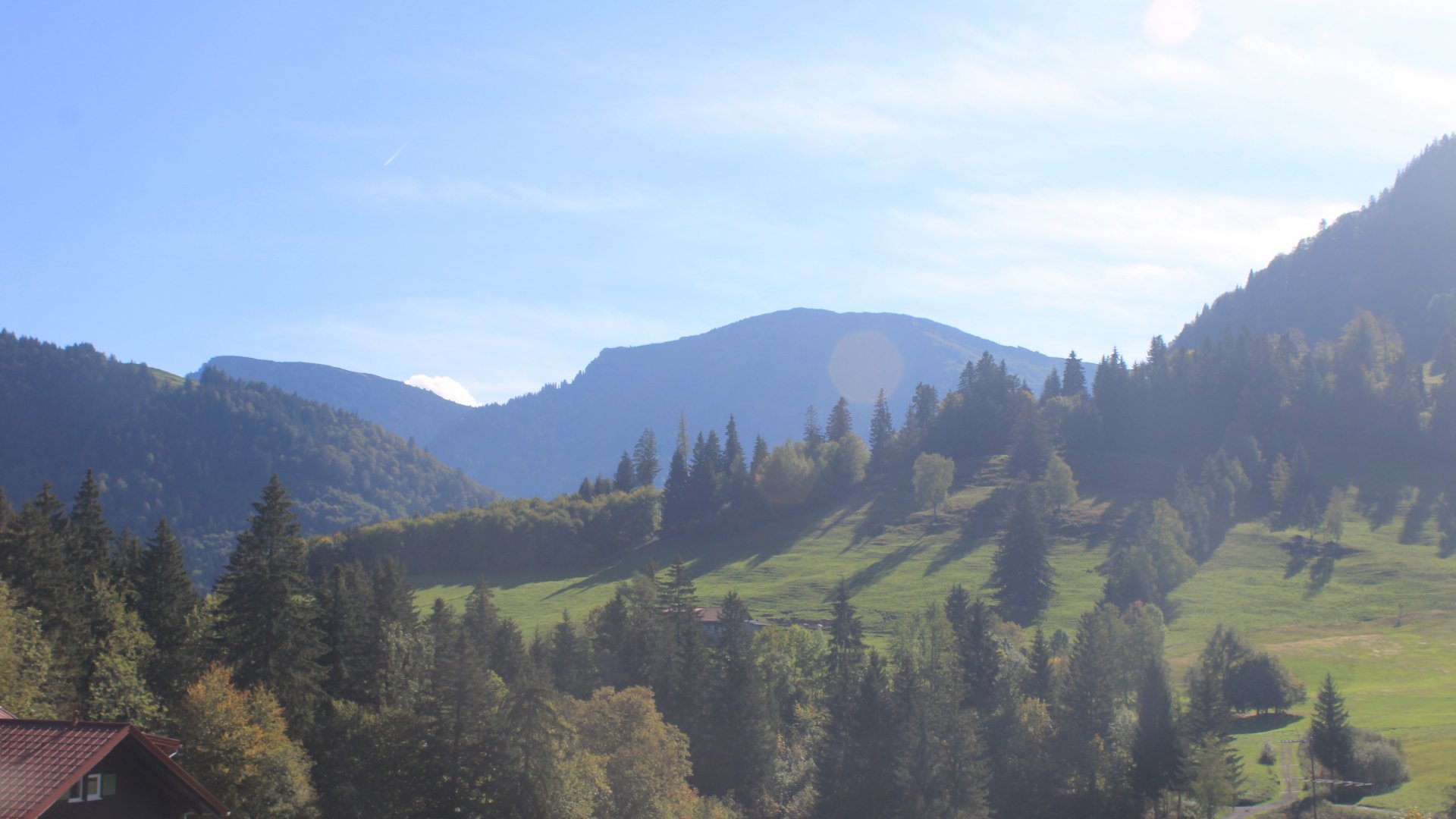 Live webcam view View of the Hochgrat from Oberstaufen