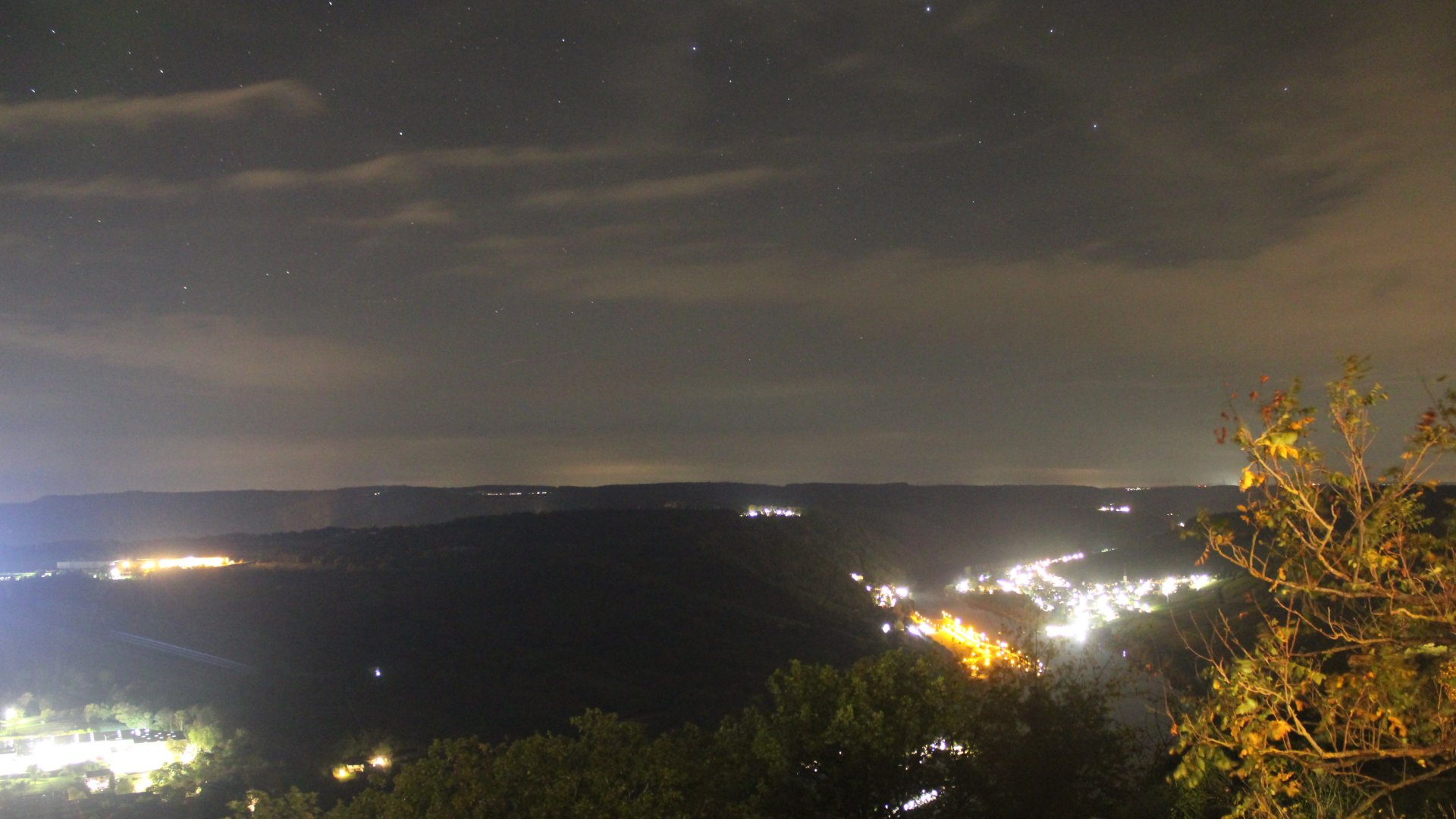 Live webcam view Starkenburg via the Mosel towards Enkirch