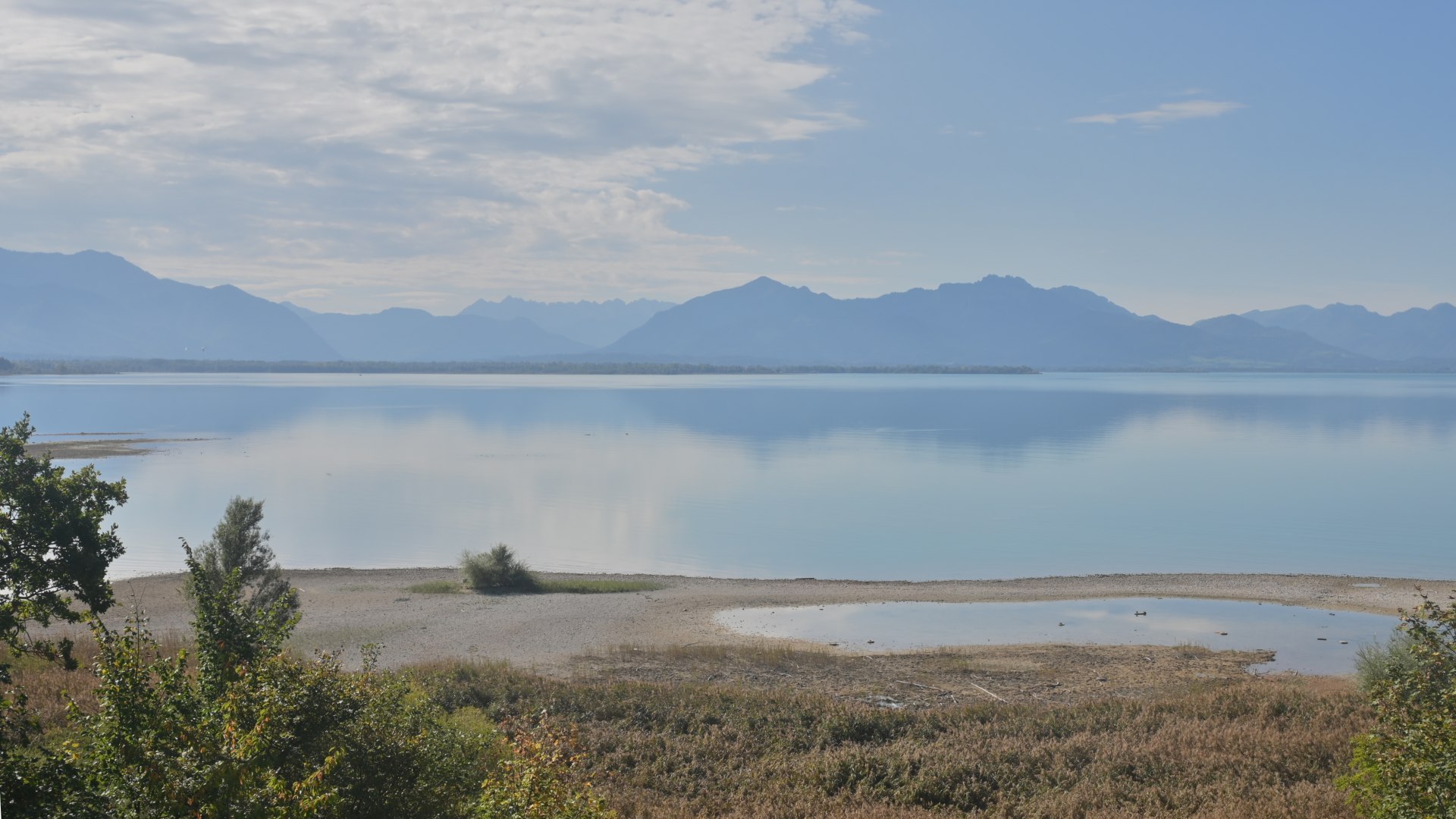 Live webcam view Lake Chiemsee from Chieming-Stöttham