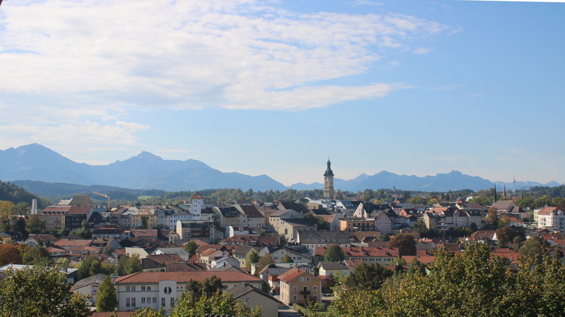 Live webcam view City of Traunstein