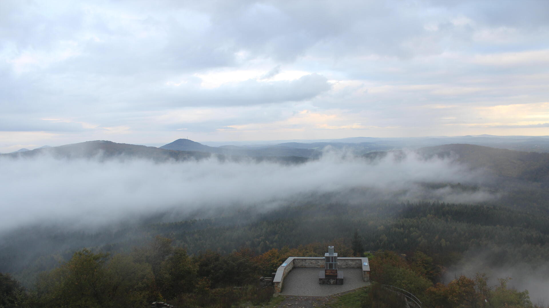 Live Ansicht Webcam Lausche-Nordwest