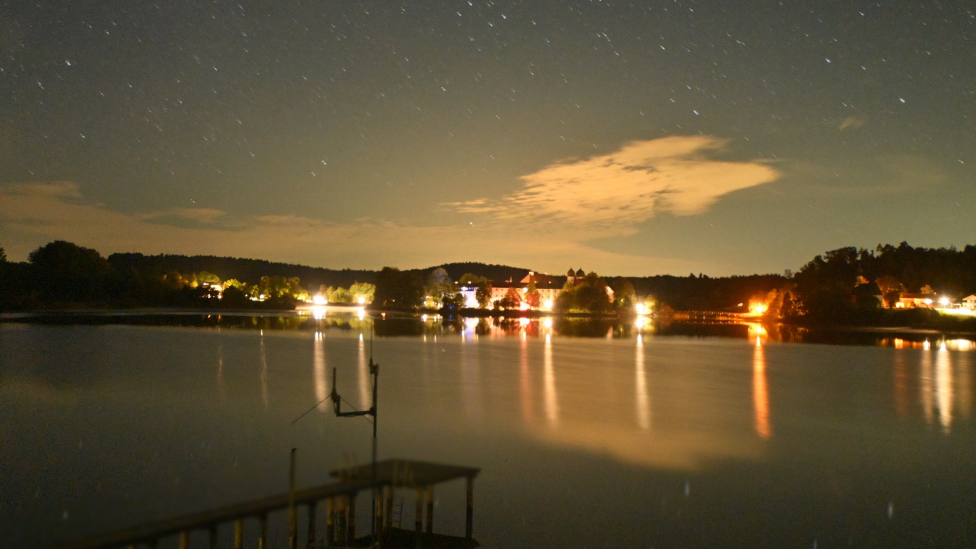 Live Ansicht Webcam Blick über den Seeoner See