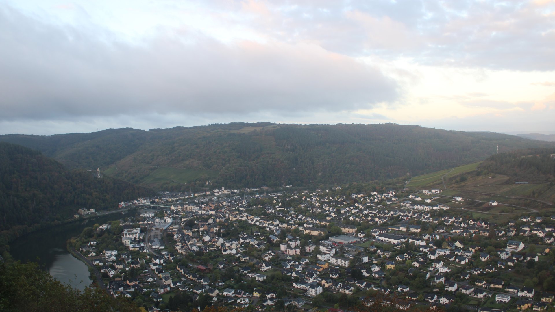 Live Ansicht Webcam Traben-Trarbach von Starkenburg