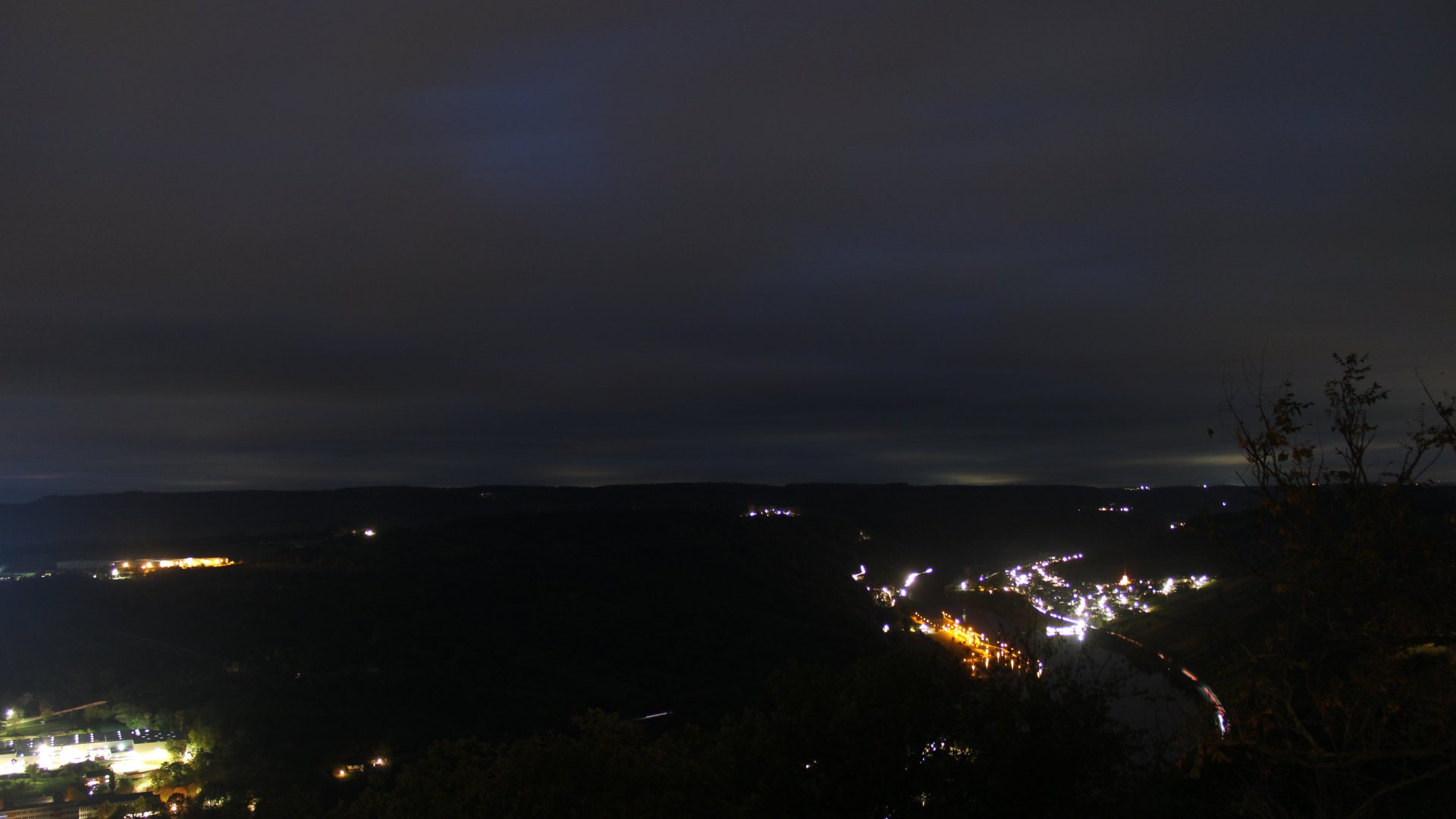 Live Ansicht Webcam Starkenburg über Mosel Richtung Enkirch
