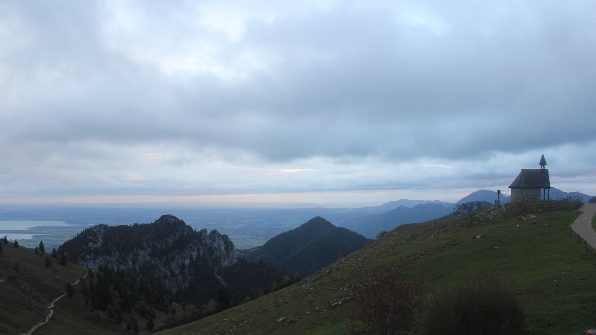 Live Ansicht Webcam Steinlingalm | Richtung Chiemsee