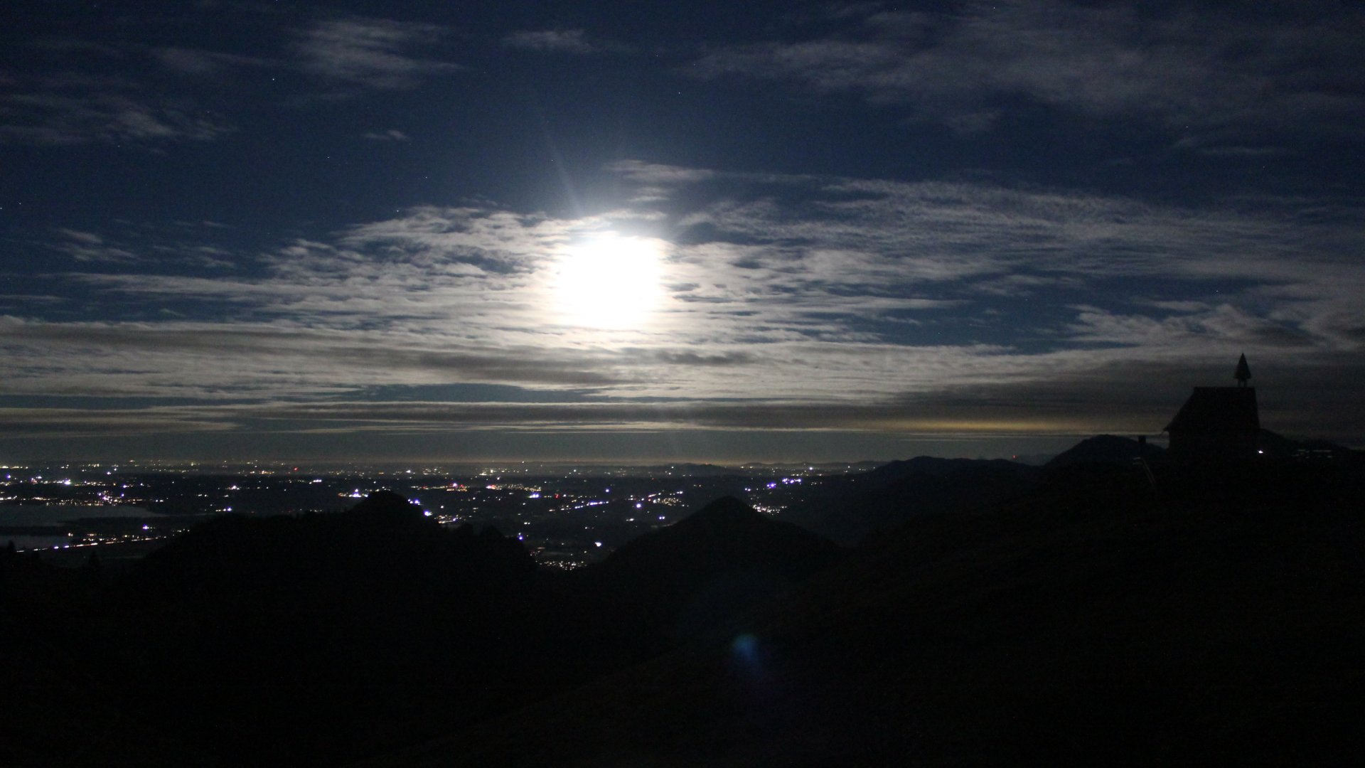 Live Ansicht Webcam Steinlingalm | Richtung Chiemsee
